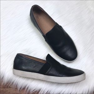 Frye Dylan Leather Slip On Black Size 8.5 NWOT